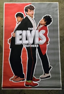 THE ELVIS BROTHERS - SELTENES 1983 PROMO POSTER 32" X 48" CBS RECORDS FAST NEUWERTIG - Bild 1 von 2