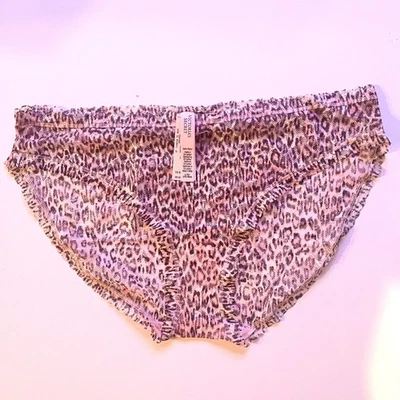 Victoria's Secret Daisy кружева бикини трусики розовый животных печати L, XL, XXL новый - Изображение 1 из 4