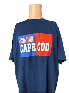 NUEVA Camisa De Colección Años 90 Puntada Única Cape Cod EE. UU. Azul Marino Talla XL Para Hombres - Imagen 1 de 10