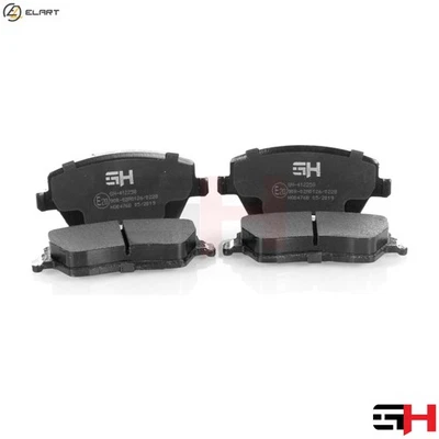 BRAKE PAD SET DISC BRAKE GH-412258 FOR RENAULT CLIO/IV/III/Hatchback/Van  LADA - Image 1 of 4