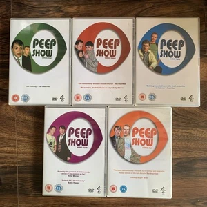 Peep Show : The Complete Series 1-5 DVD Box Set *REGION 2* PAL Missing Box - Picture 1 of 12