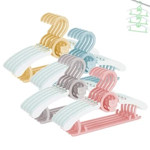 Baby Nursery Closet Hangers, Ultra-Thin Non-Slip Laundry Infant Pant Hangers ... - Picture 1 of 8