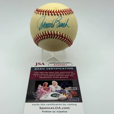 JOHNNY BENCH Signed Official Baseball-HALL OF FAME-CINCINNATI REDS-JSA - Image 1 of 4