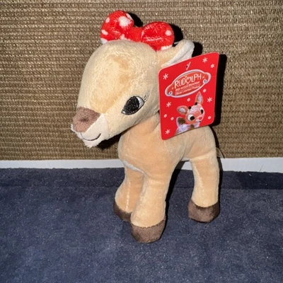 Vintage Rudolph the Red Nosed Reindeer Plush Stuffed Animal Dan Dee CC 2017 8” - Image 1 of 4
