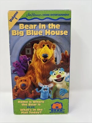 Bear in the Big Blue House VHS Volume 1 Jim Henson - Image 1 of 4