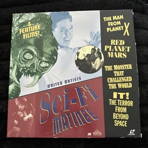 Sci-Fi Matinee (United Artists) 4 Feature Films LASERDISC 3 disc - Picture 1 of 2