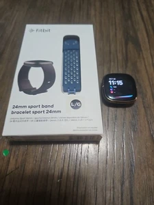 Fitbit Sense Smartwatch - FB512 Softgold/Edelstahl neues Band und Ladegerät  - Bild 1 von 8