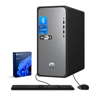 HP OmniDesk Premium Business Desktop, Intel i7-14700, Intel UHD Graphics, W11P - Picture 1 of 8