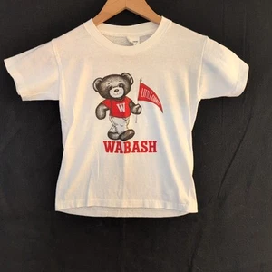 Vtg Wabash College Little Giants Youth Medium (10-12) Single Stitch T-shirt - Picture 1 of 14