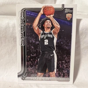 2025-2026 Topps Dylan Harper San Antonio Spurs Rookie Basketball Card - Picture 1 of 2