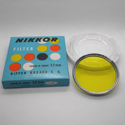 [Near MINT in Box] Nikon 52mm Yellow Y48 Screw on Lens Color Filter From JAPAN - Image 1 of 4