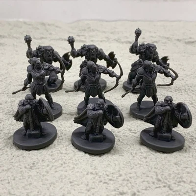 9X Duergar Guard Orc Archer Smasher Warriors Wrath of Ashardalon D&D Minis TRPG - Image 1 of 4