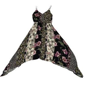 Karen Kane Amber Waves Asymmetrical Floral Cami Dress Artsy Whimsy Size Small - Picture 1 of 16