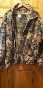 Big Bill Tree Camo Fleece Jacket Size (XL) 100% Polyester . GC - Picture 1 of 8
