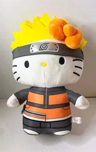 Naruto Shippuden X Hello Kitty and Friends 13" Plush Kidrobot Sanrio - Picture 1 of 2