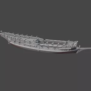 1/700th Spanish Xebec Frigate (32 guns) - Picture 1 of 1