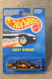1991 HOT WHEELS 5 SPOKE CHEVY STOCKER BLACK INTERNATIONAL CARD 1791 - Bild 1 von 2