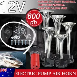 9pcs Dukes Of Hazzard Trumpets 12V 600Db Musical Car Dixie Horn Air Compressor - Picture 1 of 12