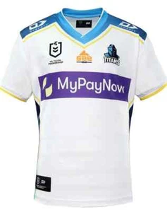 Gold Coast Titans NRL Mens Away Jersey Sizes S-7XL BNWT - Picture 1 of 3