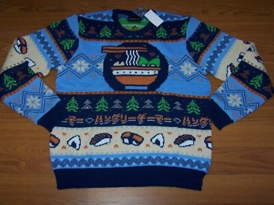 Suéter de Natal masculino tamanho G faminto gamer suéter de férias - Imagem 1 de 4