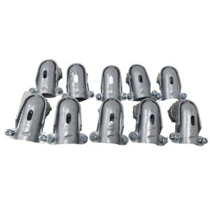 10 New 1/2" 90 Degree Angle Squeeze Type Flex Connectors - Open Box - Picture 1 of 7