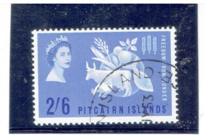 PITCAIRN ISLANDS 1963 Freedom for Hunger FU CV $4.50 - Picture 1 of 1