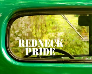 2 pegatinas calcomanías REDNECK ORGULLOS para parachoques de ventana de automóvil computadora portátil camión casa rodante - Imagen 1 de 1