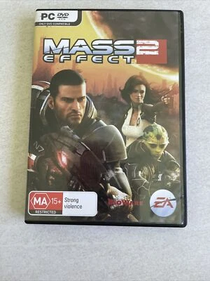 Mass Effect 2 (PC CD-ROM 2010) Game 2 Discs Manual & Code - Action Adventure - Image 1 of 3