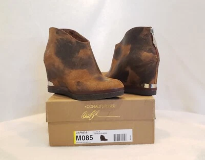 Botines DONALD PLINER Saddle Vintage Gamuza DAFNE-81, Con Caja, Talla EE. UU. 8,5 Foto 1 de 4