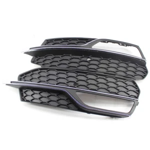 Fit For 2015-2016 Audi A3 S-Line S3 Pair Front Bumper Fog Light Lamp Cover Grill - Picture 1 of 9