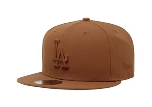 New Era 9Fifty Men Women Cap Los Angeles Dodgers Color Pack Brown Snapback Hat - Picture 1 of 5