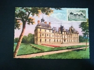 90FRANCIA Premier Tag FDC Yvert 980 Castello Loira Cheverny 18F Loira & Cher 1954 - Foto 1 di 1