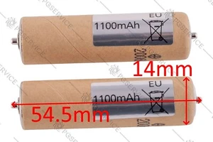 Kit Panasonic 2 Baterías 1.2V 1100mAh Navaja ER1410 ER1411 ER1420 ER1421 ER1424 - Imagen 1 de 2