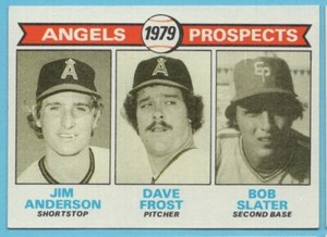 1979 Topps Angels Prospects - Jim Anderson/Dave Frost/Bob Slater #703 Rookie
