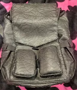 DISCONTINUED Mumsterville X Backstitch Bruja Spider Web *LUNA BAG* Baby Bag - Picture 1 of 5
