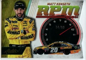 2017 Panini Absolute Racing NASCAR RPM GOLD Parallel Matt Kenseth #34/99 - Picture 1 of 2