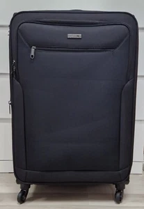 d&n Weichschalen-Koffer schwarz mit 4 Rollen, 50 x 29,5 x 78cm, niegelnagelneu - Bild 1 von 8
