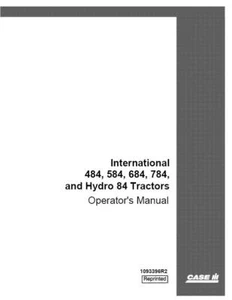 CASE IH 484,584,684,784 & HYDRO 84 TRACTORS YEAR 1978 OPERATOR`S MANUAL - Picture 1 of 1