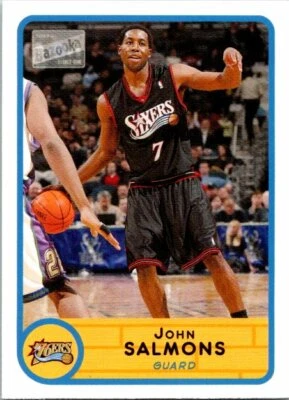 2003-04 Bazooka Mini Basketball Card #158 John Salmons 76ers - Image 1 of 2