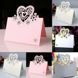 1/20/50/100Pcs Table Name Place Cards Plain for Party Wedding Dinner Birthday - Picture 1 of 16