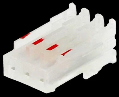 500 Pancon 3 Pin End Connector CE100F22-3-D 2.54mm 300 Volt .100 CL 22 AWG Tin - Image 1 of 3