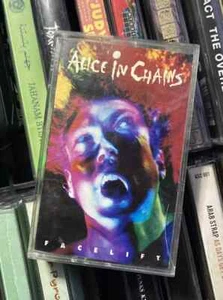 ALICE IN CHAINS FACELIFT VINTAGE CASSETTE ALBUM TAPE METAL GRUNGE RARE US IMPORT - Picture 1 of 2