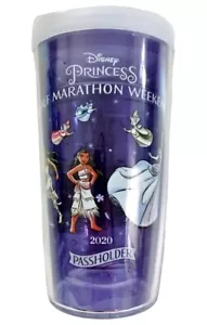 NUOVO Run Disney 2020 Passholder Principessa Mezza Maratona Weekend Tervis Bicchiere Tazza - Foto 1 di 4