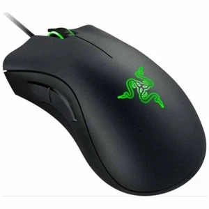 Razer DeathAdder Essential Wired Gaming Mouse Mice 6400DPI Optical - Black UK - Picture 1 of 10