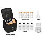 Outdoor Camping SpiceJars Organizer Bag Set Durable Portable Containers Storage