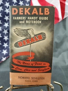 Dekalb Farmers Handy Guide and Notebook 1956 FREE SHIPPING - Picture 1 of 3