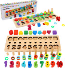 Puzzle en bois tri jouets Montessori pour tout-petits de 1 an - forme Sor