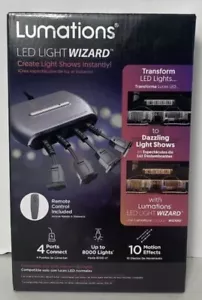 NIB Lumations LED Light Wizard Christmas Halloween Light Show Remote Control NEW - Picture 1 of 5