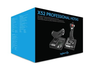 Logitech Saitek X52 Pro Flight USB Flugsimulator-Joystick für PC - Schwarz... - Bild 1 von 2
