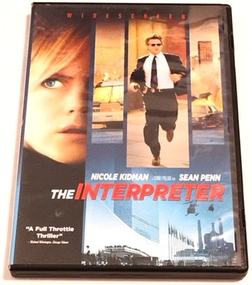 The Interpreter DVD Thriller Mystery Movie Nicole Kidman Sean Penn Drama - Image 1 of 2